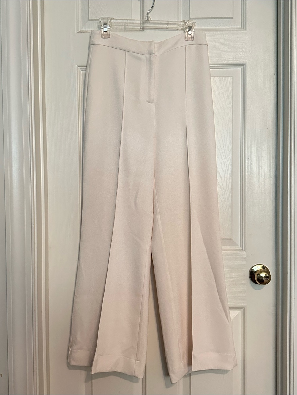Tuckernuck Cream Wide-Leg Trousers